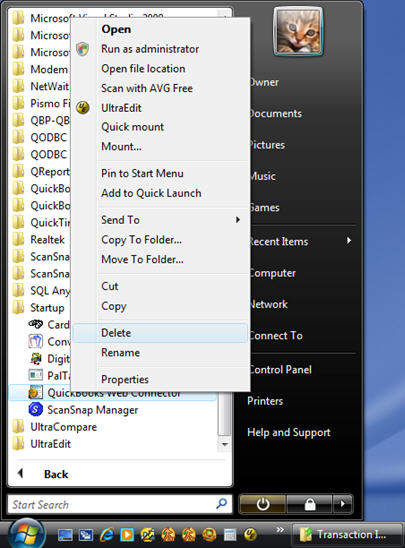 Remove_QuickBooks_Web_Connector