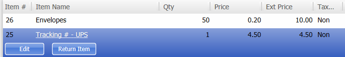 Make a quickbooks sale and ship UPS