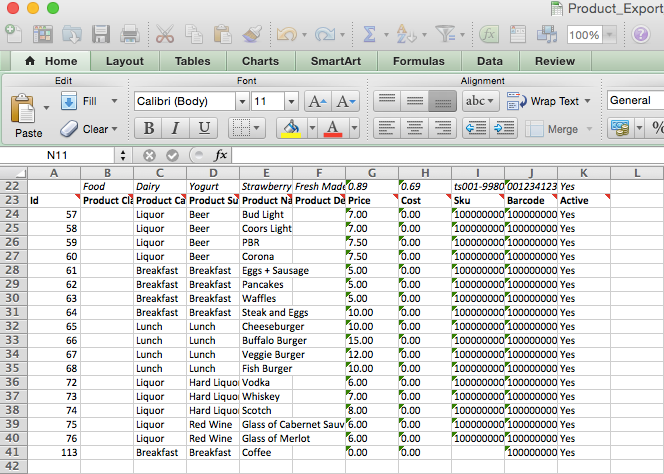 QuickBooks POS Online: Import Products using Excel BlackRock POS