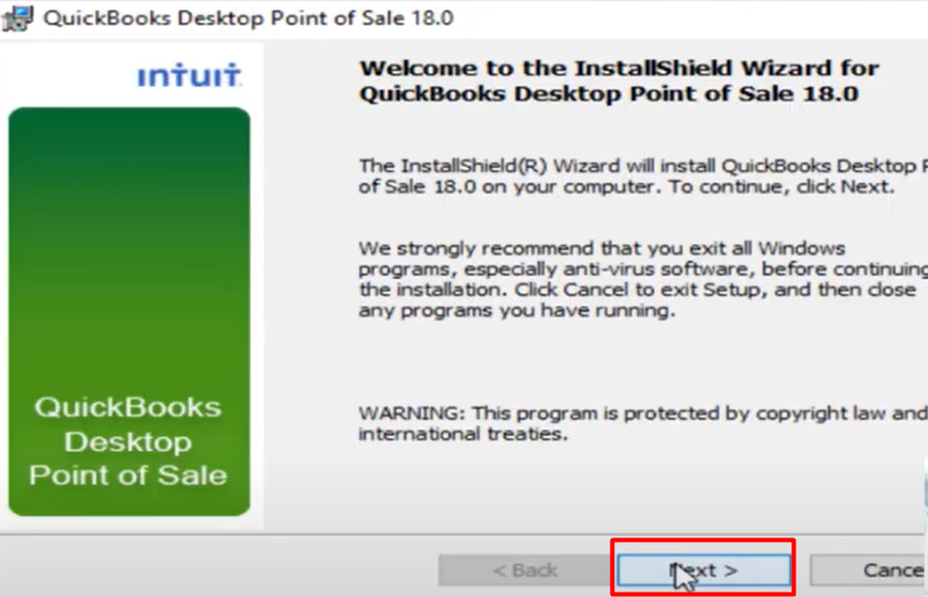 QuickBooks Point of Sale V12 Installation Setup Email Delivery 
